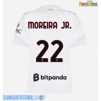 Camisa de time de futebol AC Milan Diego Moreira #22 Replicas 2º Equipamento Feminina 2026-27 Manga Curta